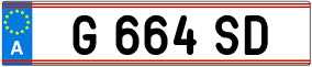 Truck License Plate